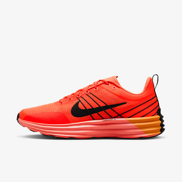 Nike free run mens orange clearance